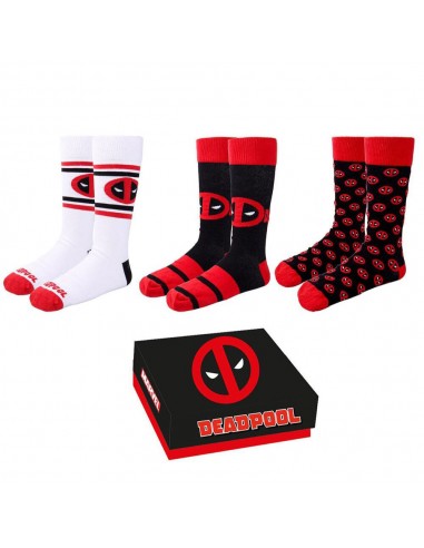 Pack 3 Socks Marvel - Deadpool - 40-46